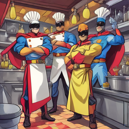 Dez'Mond Leila Karmello Marcos: Superhero Chefs