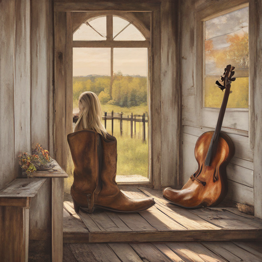 Country, acoustic guitar, slow, violin, guitar arabic, soft, slow emotional, pop, 