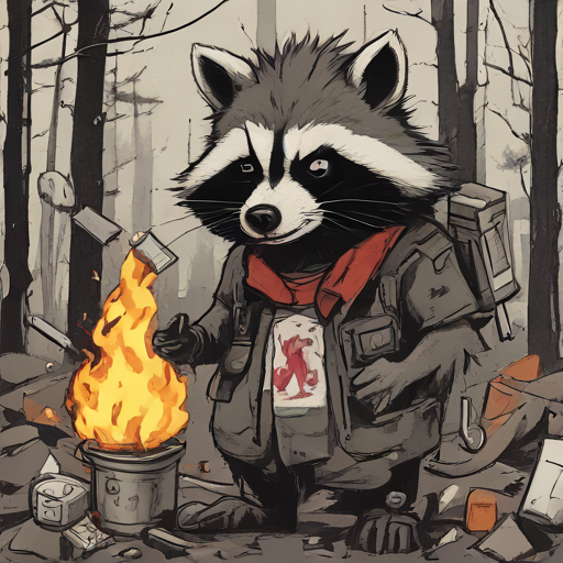 Raccoon Inferno