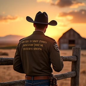 Cowgirl and Marine