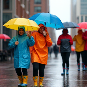 dancing in the rain