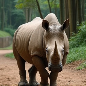 Lakkhi the One-Horned Rhino