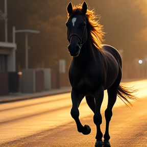 Um cavalo chamado asfalto