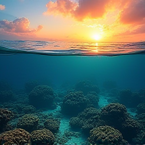 Coral Sunsets