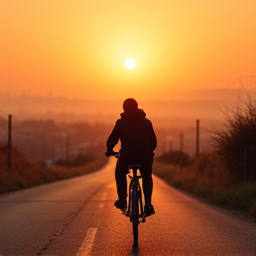 La sua bici e l'amore