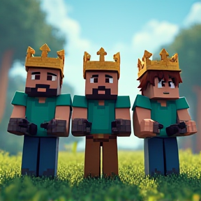 Matteo Nico Lukas und Eric sind Die 3 minecraft Könige