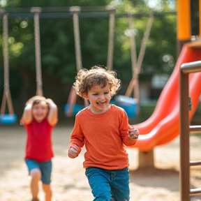 Zum Spielplatz fahren