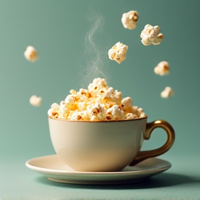 Popcorn Coffee Cup