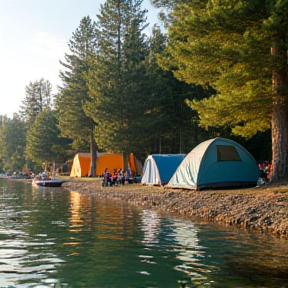 Camping-Party in Kolberg