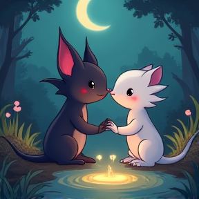 The Bat and the Axolotl