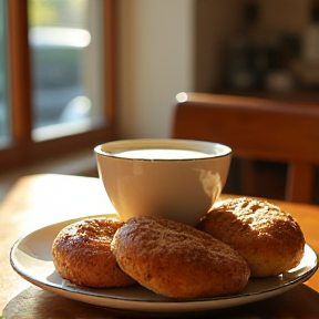 Pagi di Kedai Kopi