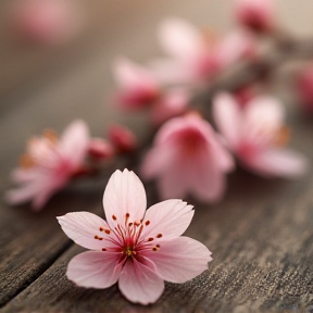 Sous les cerisiers en fleurs