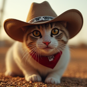 Cowboy Cat Bean