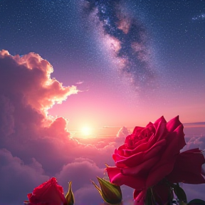 Roses sky