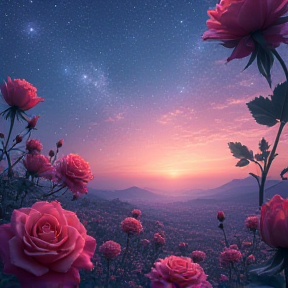 Roses sky