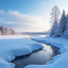 Diamond Glints on Snow