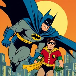 Robin und Batman 60er