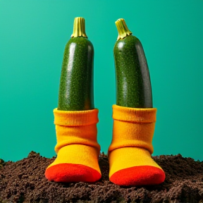 Zucchini in My Socks