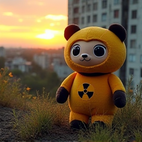 Cheburashka in Chernobyl