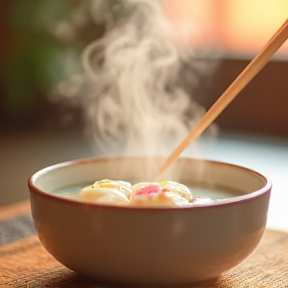 一緒にインスタントラーメン