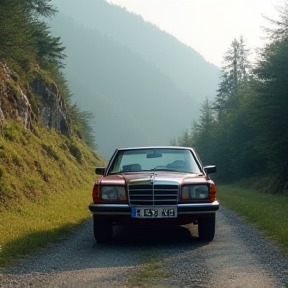 Mercedes in the Mist