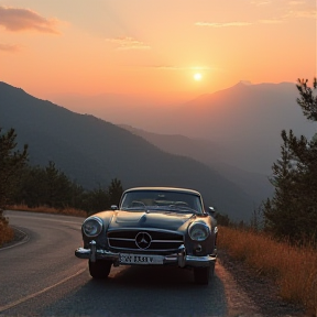 Lonely Drive In A Mercedes