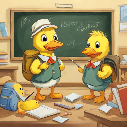 LITTLE DUCK GOES TO SCHOOL