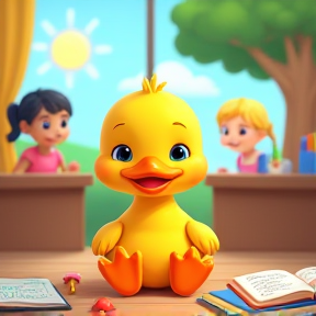 LITTLE DUCK GOES TO SCHOOL