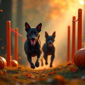 Halloween Turnier (Agility im Finsterwald)