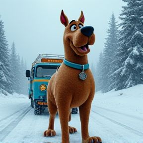 Scooby Doo on Snow