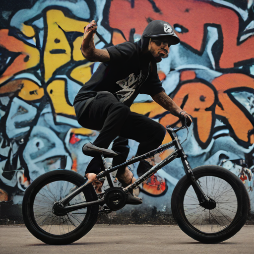 Rap de Tim sur son BMX