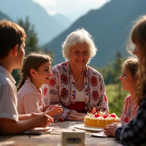 Oma Gudrun, Alles Gute!