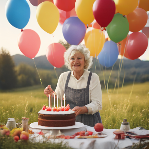 Geburtstagsparty bei Oma Gudrun