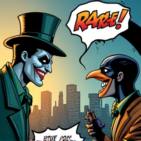 Penguin vs. Joker vs. Riddler