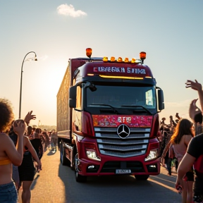 Camion STEF festif