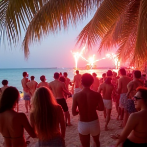 Sommernacht am Strand