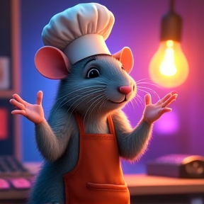 Ratatouille le rat de TikTok