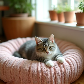 Cozy Cat Bed Craft