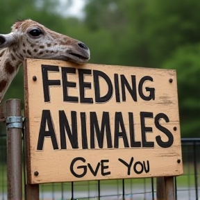 No Feeding Animals