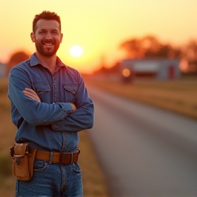 Man and the HVAC