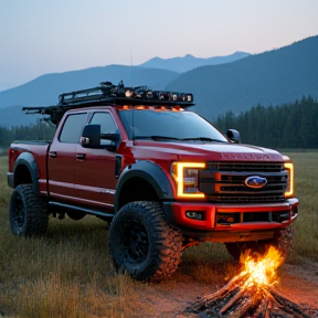 Muddin' in My Jacked-Up F250