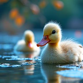 Positive Pumpkin and Positive Duck