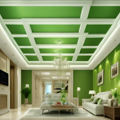 Green Plafon PVC