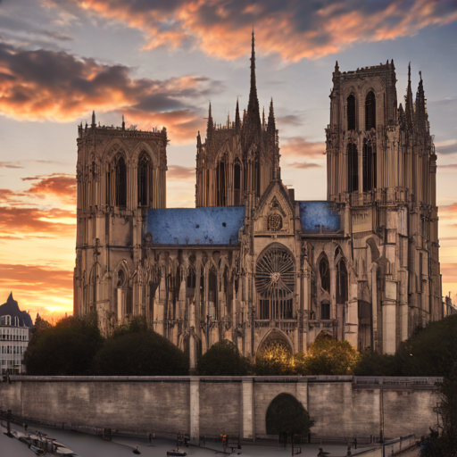 Cathédrale en flammes