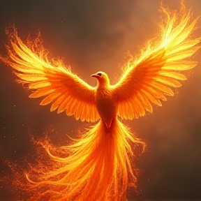 Wings on fire