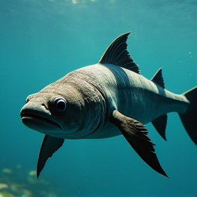 Ein kleiner Hai in goldfischglas