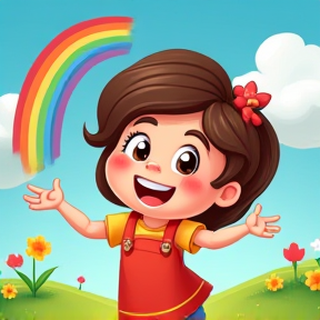 Mindy the Rainbow Toon