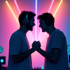 Kiss in Neon Lights