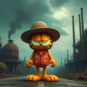 Garfield Visits Chernobyl During His Summer Holiday