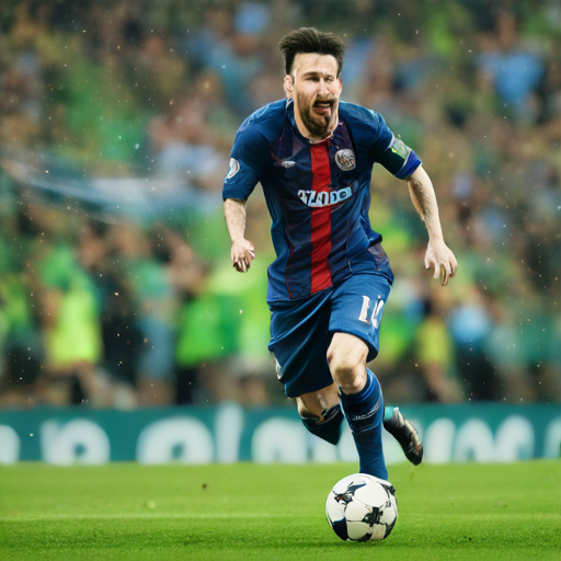 Messi on the Pitch